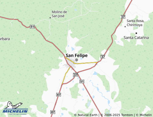 MICHELIN La Florida map - ViaMichelin