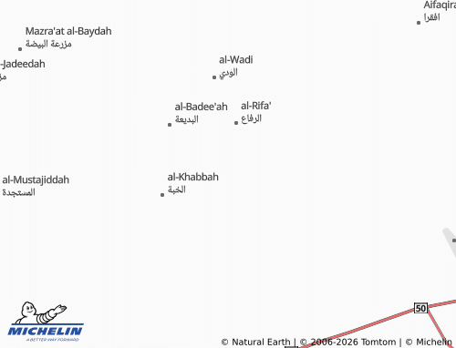 MICHELIN-Landkarte al-Rafee'ah - ViaMichelin