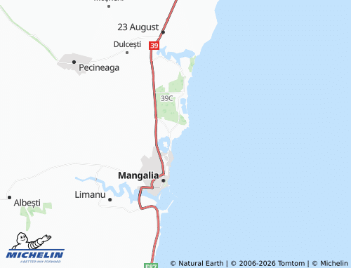 MICHELIN Venus map - ViaMichelin