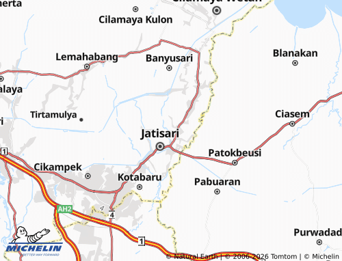 Carte MICHELIN Jatiragas - ViaMichelin