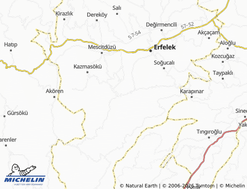 Mappa MICHELIN Aydınlar - ViaMichelin