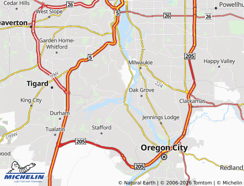 Mappa MICHELIN Lake Oswego - ViaMichelin