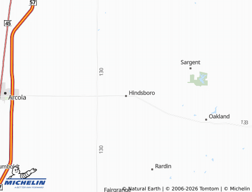 Mappa MICHELIN Hindsboro - ViaMichelin