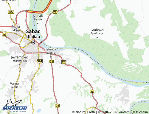 MICHELIN-Landkarte Orašac - ViaMichelin