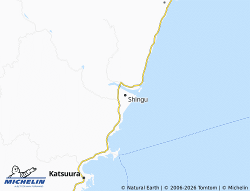 Mappa MICHELIN Shingu - ViaMichelin
