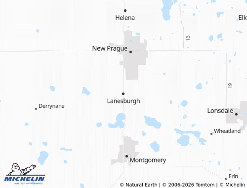 Carte MICHELIN Lanesburgh - ViaMichelin