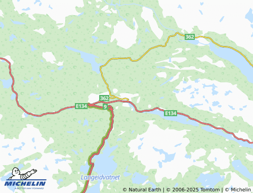 MICHELIN Edland map - ViaMichelin