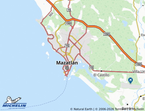 Mapa MICHELIN Benito Juárez - ViaMichelin