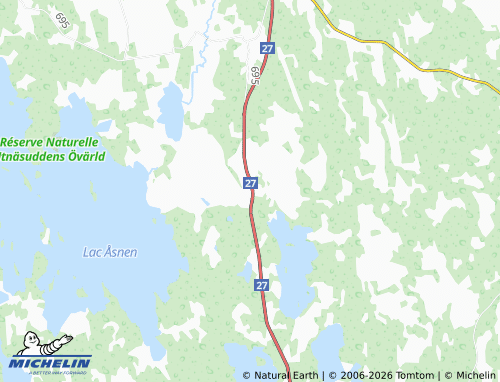 Carte MICHELIN Väckelsång - ViaMichelin