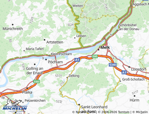 MICHELIN Bergern map - ViaMichelin