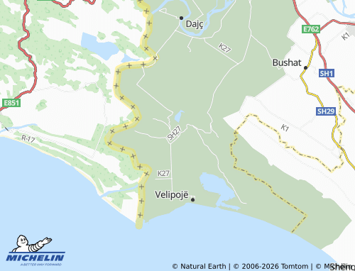 Mapa MICHELIN Gomsiqe - ViaMichelin
