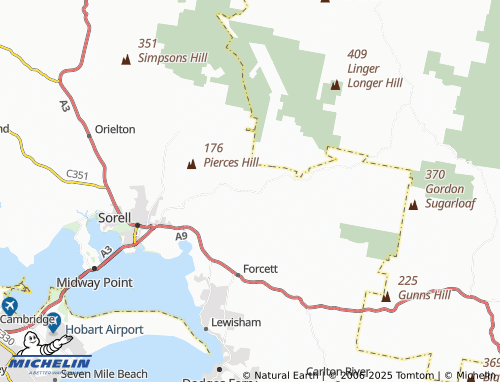 Mappa MICHELIN Wattle Hill - ViaMichelin
