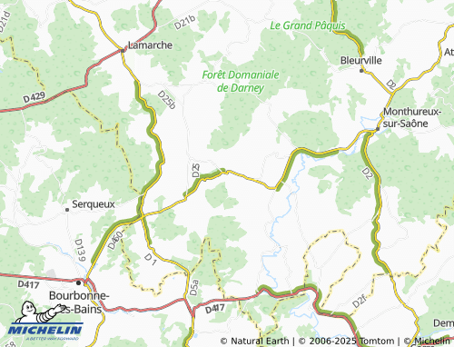 MICHELIN Fouchécourt map - ViaMichelin