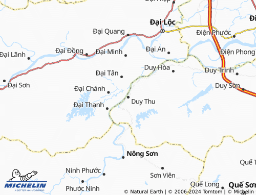 MICHELIN Duy Thu map - ViaMichelin