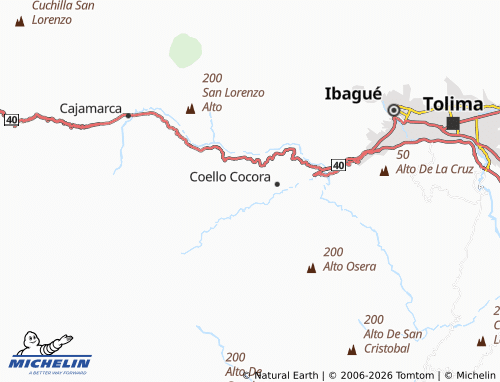 Mapa MICHELIN Salitre Cocora - ViaMichelin