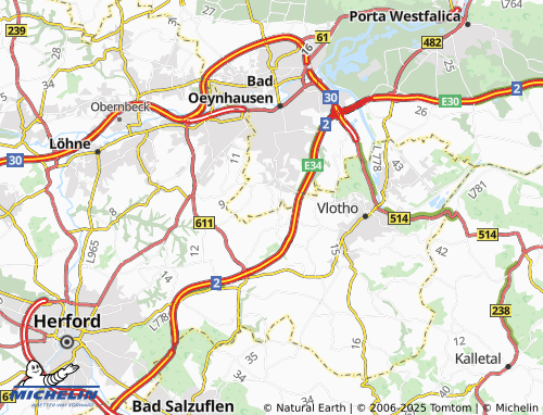Mapa MICHELIN Hellerhagen - ViaMichelin