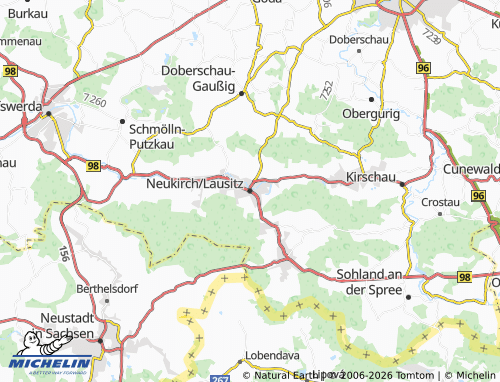 MICHELIN Neukirch/Lausitz map - ViaMichelin