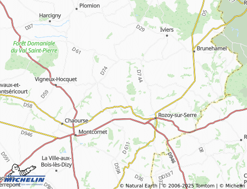 MICHELIN Dolignon map - ViaMichelin