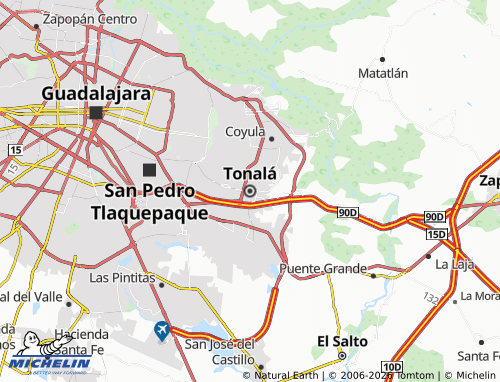 Mappa MICHELIN Tonala - ViaMichelin