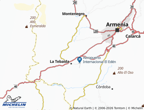 MICHELIN Padilla map - ViaMichelin