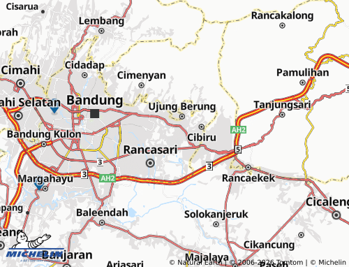 MICHELIN Sukamulya map - ViaMichelin