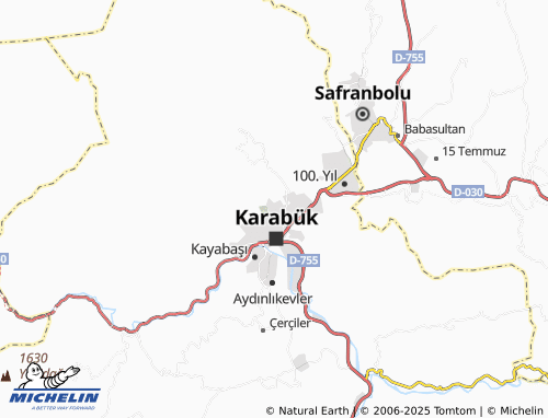 MICHELIN Şirinevler map - ViaMichelin