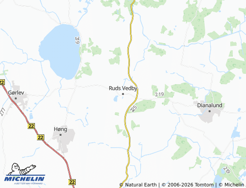 Mappa MICHELIN Ruds Vedby - ViaMichelin