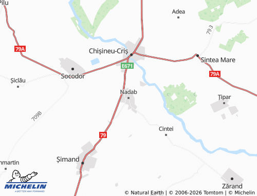 Kaart MICHELIN Nadab - ViaMichelin