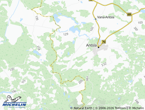 Mapa MICHELIN Anne - ViaMichelin