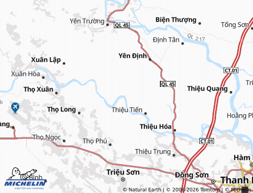 Mapa MICHELIN Thiệu Vũ - ViaMichelin