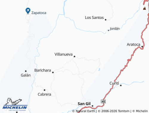Kaart MICHELIN Villanueva - ViaMichelin