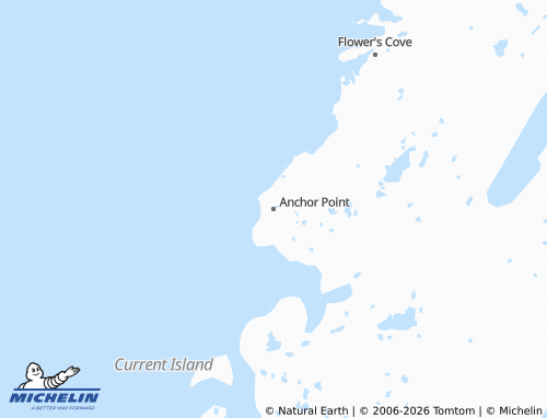 MICHELIN Anchor Point map - ViaMichelin