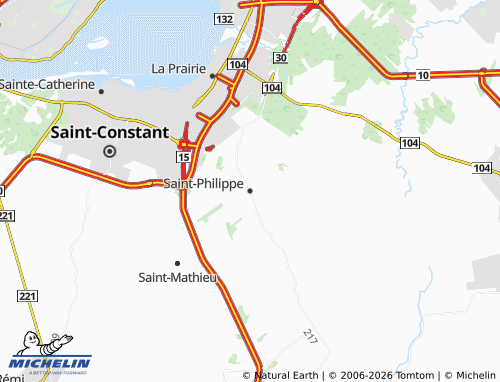Carte MICHELIN Saint-Philippe - ViaMichelin
