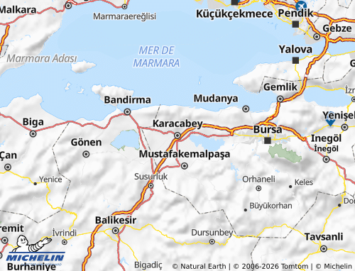 Mapa MICHELIN Karacabey - ViaMichelin