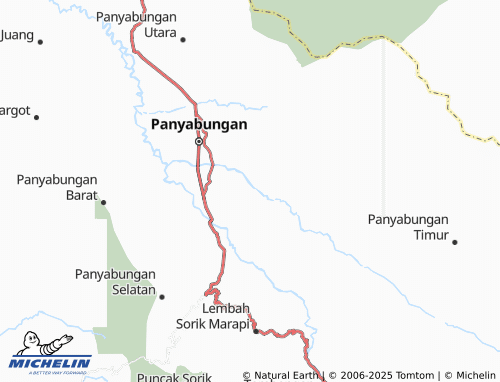 MICHELIN Padang Laru map - ViaMichelin