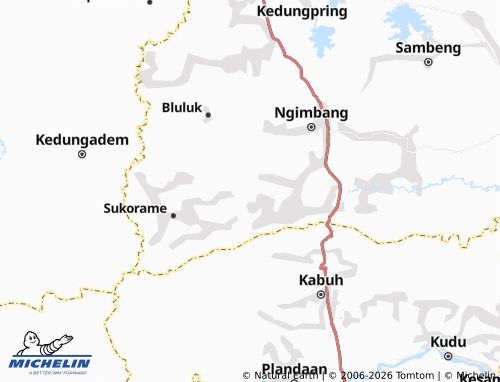MICHELIN Gebangangkrik map - ViaMichelin