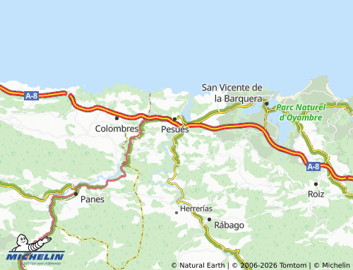 Mapa MICHELIN Muñorrodero - ViaMichelin