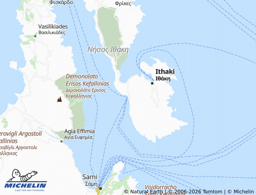 Mapa MICHELIN Aetos - ViaMichelin