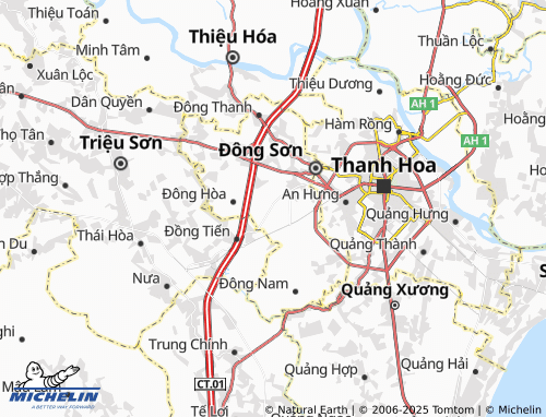 MICHELIN Đông Yên map - ViaMichelin