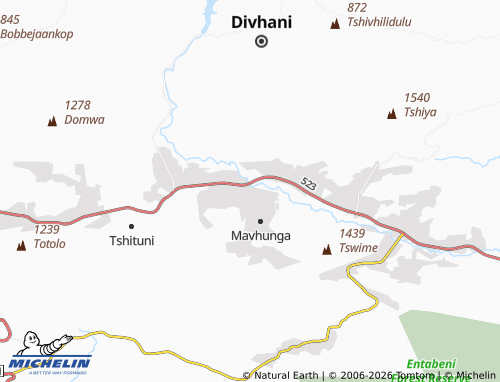 MICHELIN-Landkarte Matanda Zone 2 - ViaMichelin