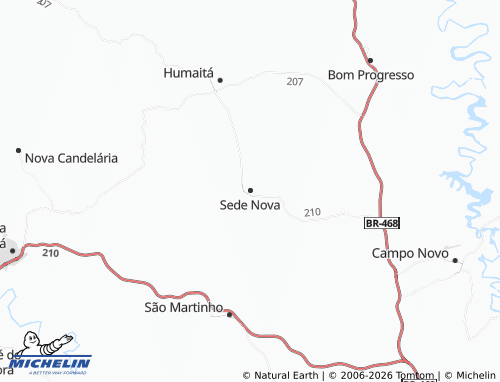 Mapa MICHELIN Sede Nova - ViaMichelin
