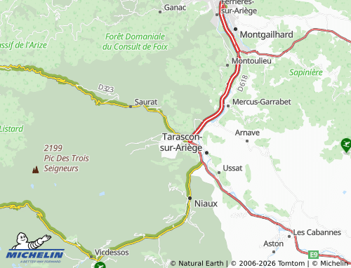 Mappa MICHELIN Surba - ViaMichelin