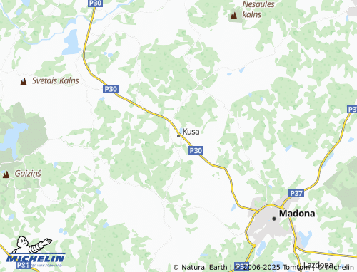 MICHELIN Kusa map - ViaMichelin