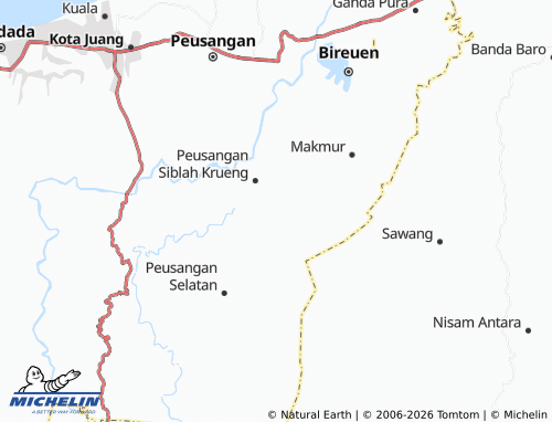 Mapa MICHELIN Buket Sudan - ViaMichelin