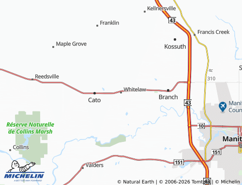 Carte MICHELIN Whitelaw - ViaMichelin