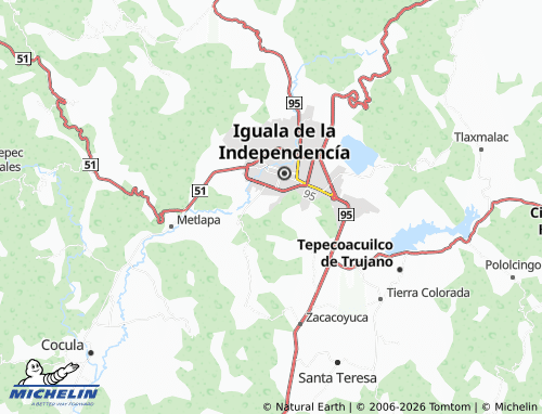 MICHELIN-Landkarte Pedregal Sur - ViaMichelin