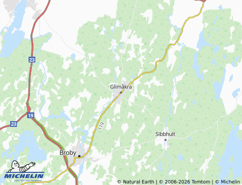 MICHELIN Glimåkra map - ViaMichelin