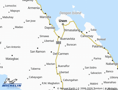 MICHELIN Mabuhay map - ViaMichelin