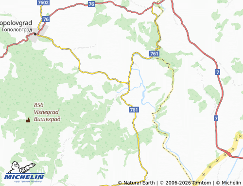 MICHELIN Ustrem map - ViaMichelin