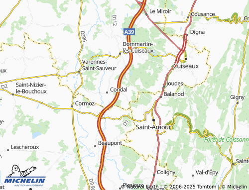 MICHELIN-Landkarte Saint-Sulpice - ViaMichelin